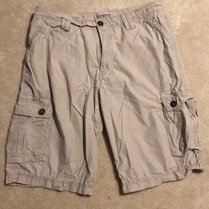 Guess khaki cargo shorts